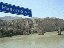 Sign from the Kurdish village Hasenkeyf