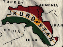 Map of Kurdistan